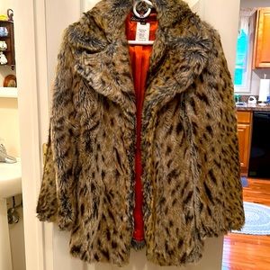 Miss Sixty Coat Leopard Print